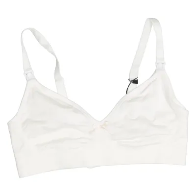 Amme BH (Hvid) fra Mom 2 Mom Elastan, Polyamid