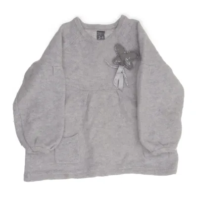 Klänning (Grå) från Zara Kids Angora, Polyamid, Ull