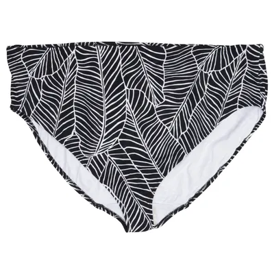 Bas de bikini (Noir, Blanc) de Elomi Élasthane, Polyamide