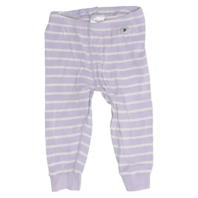 Base layer pants (Purple, White) from Polarn O. Pyret Organic cotton