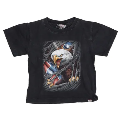 T-shirt (Zwart) van Akama T-shirt Katoen