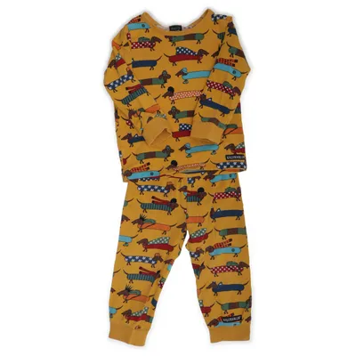Ensemble (Jaune, Multicolore) de Villervalla Élasthane, Coton biologique