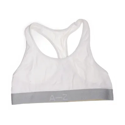 Sport-BH (Vit, Grå) från A-Z by Zlatan Bomull, Elastan, Modal