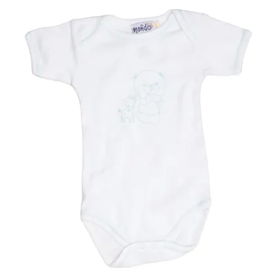 Body (Blanc, Bleu) de Mondo Coton
