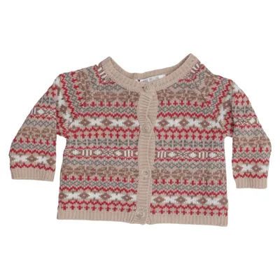 Cardigan (Beige, Rood, Meerkleurig) van Zara Mini