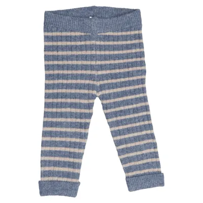 Pantalon (Bleu, Beige) de Rikiki Acrylique, Élasthane, Polyamide, Polyester, Laine