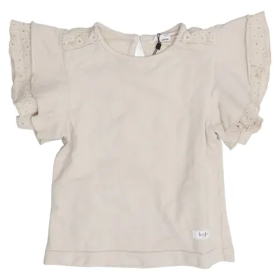 Top (Beige) van Baje Studio Elastaan, Organisch katoen