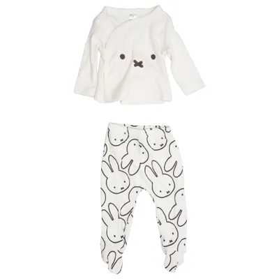 Pyjama (Beige, Noir) de Miffy Coton, Élasthane