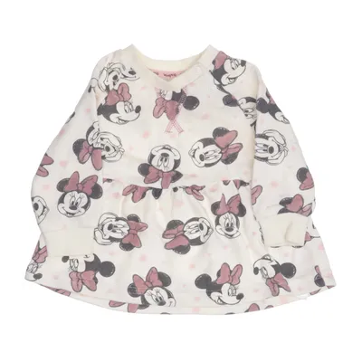 Dress (White, Multicolored) from Disney Cotton, Polyester