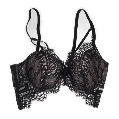 BH (Sort, Beige) fra Hunkemöller Elastan, Polyamid, Polyester