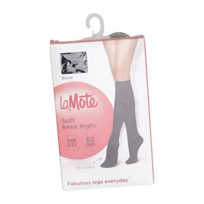 Knästrumpor (Svart) från Lamote Elastan, Polyamid