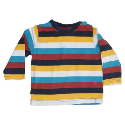 T-shirt à manches longues (Bleu, Jaune, Multicolore) de Topomini Coton