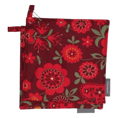 Potholder (Red, Multicolored) from Finlayson