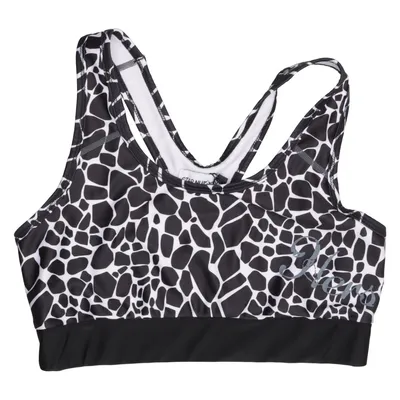 Sports-BH (Sort, Hvid) fra Star Nutrition Elastan, Polyester