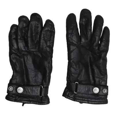 Leren handschoenen (Zwart) van Outdoor Leer, Polyester
