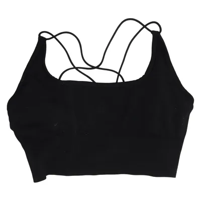 Sports bra (Black) from Teveo Elastane, Polyamide