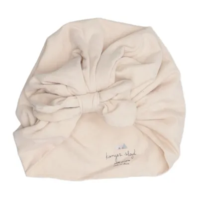 Turban (Beige) fra Konges Sløjd Elastan, Økologisk bomuld