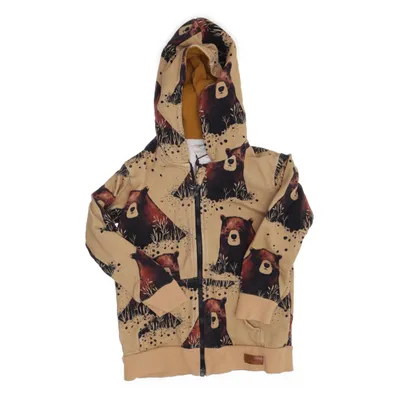 Huvtröja (Gul, Flerfärgad) från Walkiddy Ekologisk bomull, Elastan