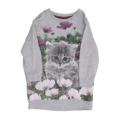 Klänning (Grå, Flerfärgad) från Ciraf Bomull, Polyester