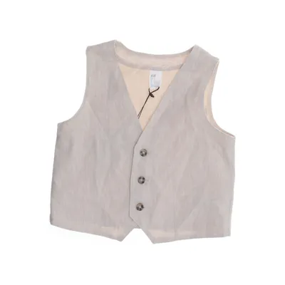 Suit vest (White, Beige) from H&M Cotton