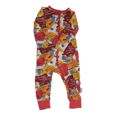 Sparkdräkt (Flerfärgad) från Pippi Långstrump Elastan, Ekologisk bomull