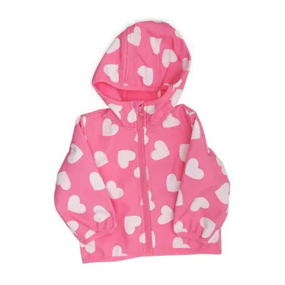 Regnjacka (Rosa, Vit) från Ergee Elastan, Polyester