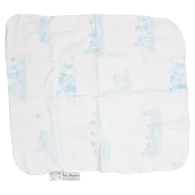 Baby blanket (White, Blue) from Elsa Beskow Cotton