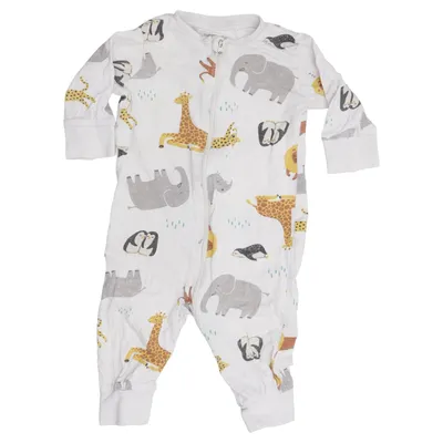 Barboteuse (Beige, Multicolore) de Lindex Baby Coton