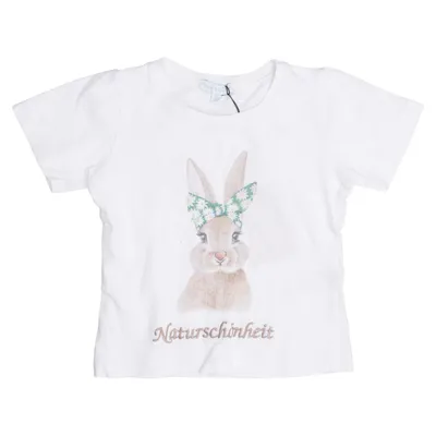 T-shirt (White) from Louis & Louisa Cotton, Elastane