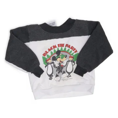 Collegetröja (Grå, Vit, Flerfärgad) från Mickey Mouse Bomull, Polyester