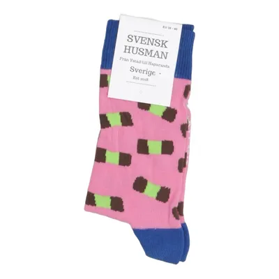 Socks (Pink, Blue, Multicolored) from Svensk Husman Cotton, Elastane, Polyamide