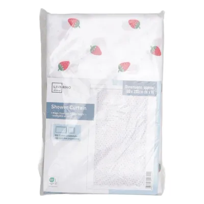 Shower curtain (White, Red, Green) from Livarno Home