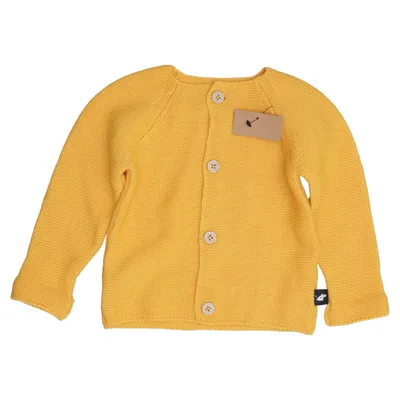 Cardigan (Yellow) from Moomin by Reima Polyester, Wool