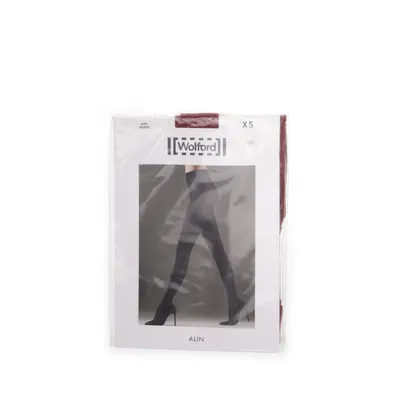 Collants en nylon (Rouge) de Wolford Élasthane, Nylon