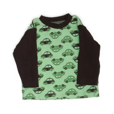 Långärmad t-shirt (Grön, Brun, Svart) från Fixoni Bomull
