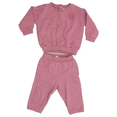 Loungewear (Roze) van Tex Baby Katoen, Elastaan