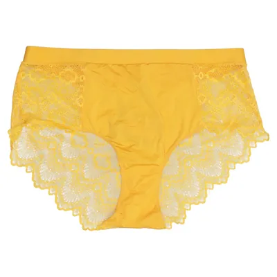 Panties (Yellow) from Understatement Elastane, Polyamide