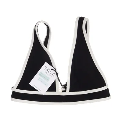 Bikini top (Black, White) from Tala Elastane, Recycled polyester