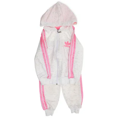 Träningsställ (Vit, Rosa) från Adidas Bomull