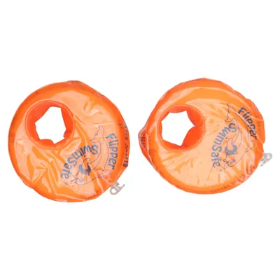 Zwembandjes (Oranje) van Flipper Swimsafe