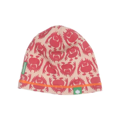 Beaniemössa (Beige, Röd, Orange) från Vossatassar Bomull, Polyamid, Ull