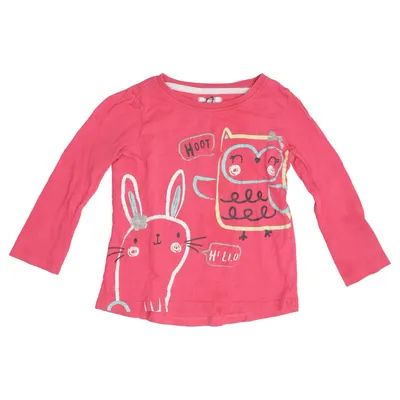 Lange mouwen shirt (Roze) van Baby Katoen