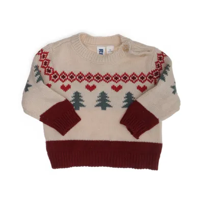 Christmas sweater (Beige, Red, Green) from Rikiki Acrylic, Cotton