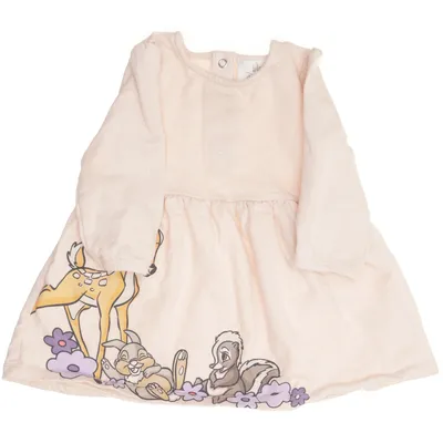 Klänning (Beige) från Disney Baby Elastan, Ekologisk bomull