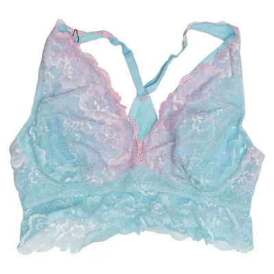 Bralette (Blue, Pink, Multicolored) from Bodyflirt Elastane, Polyamide