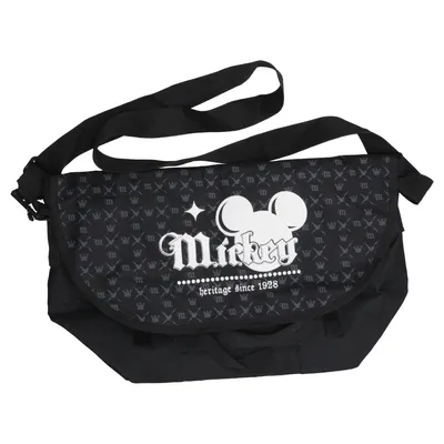 Skuldertaske (Sort, Hvid) fra Disney Mickey Mouse