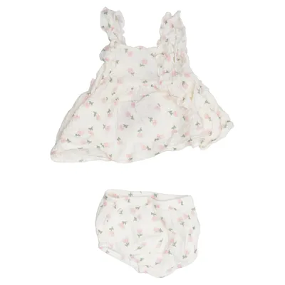 Set (White, Pink, Green) from Rikiki Cotton