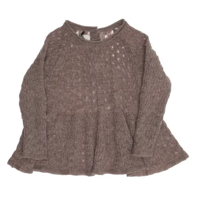 Strickpullover (Braun) von Konges Sløjd Merinowolle