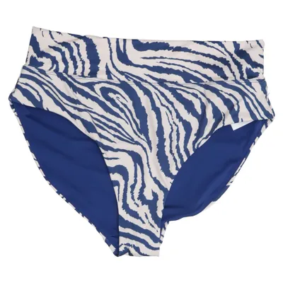 Bikini broekje (Blauw, Beige) van Dedicated Elastaan, Polyester