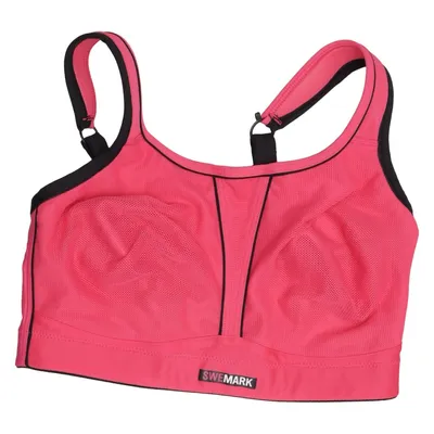 Sport-BH (Rosa, Svart) från Swemark Elastan, Polyamid, Polyester